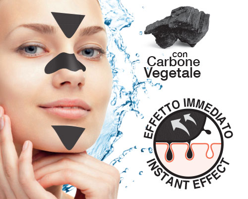Blackheads patch with vegetable charcoal