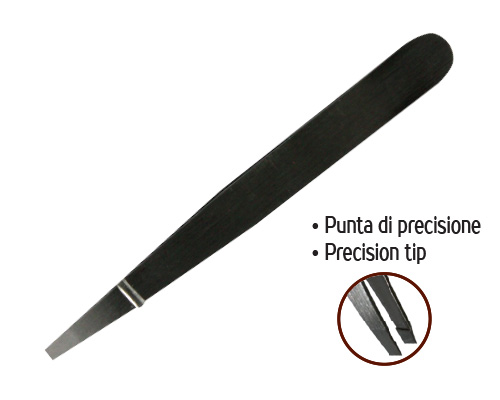 Professional tweezers with precision tip