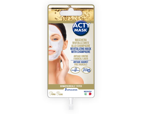 Maschera rivitalizzante allo champagne - 15 ml