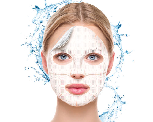 Perfecting hydrogel mask with natural pearls