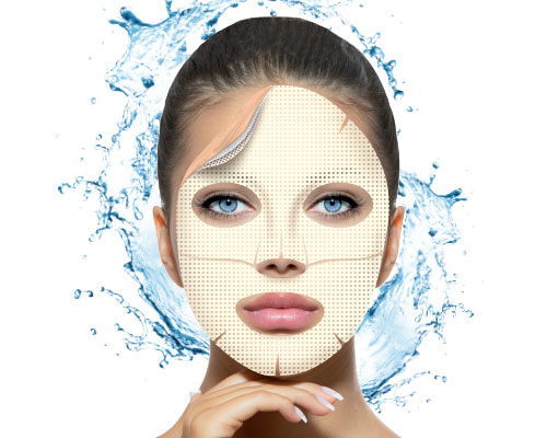 Filler hydrogel mask with viper venom