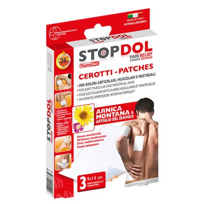 Pain relief plasters with arnica & devil's claw - for all body parts