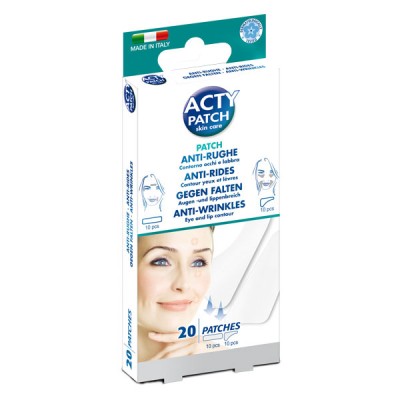 Anti wrinkles patch for eyes and lip contour